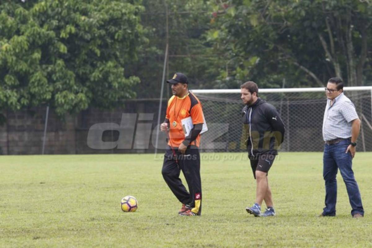 Así fue el primer entreno del Real España con Erick Gallegos al mando
