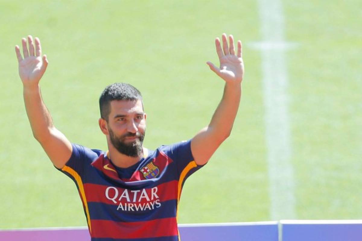 La presentación Arda Turan, nuevo fichaje del FC Barcelona,