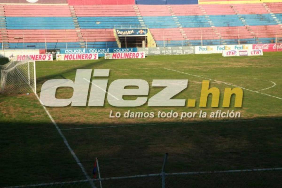 Qué tristeza: Así luce un viejo y deteriorado estadio de La Ceiba