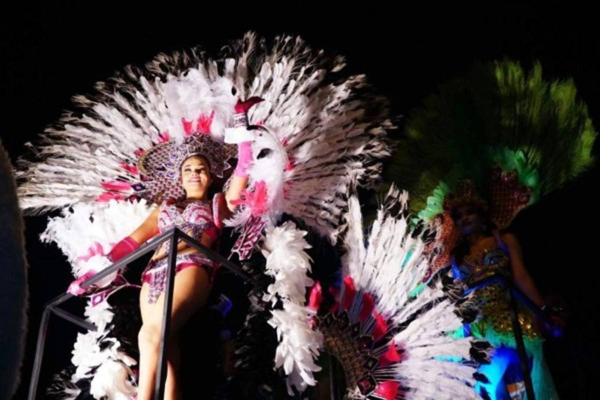 ¡Bellísimas! Las lindas chicas que se robaron las miradas en el carnaval de SPS