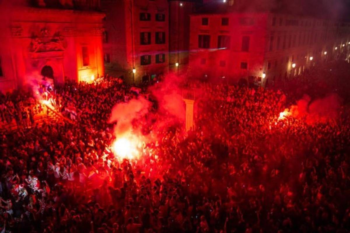 Desmadre y belleza: Así celebran en Croacia el pase a la final de Rusia 2018