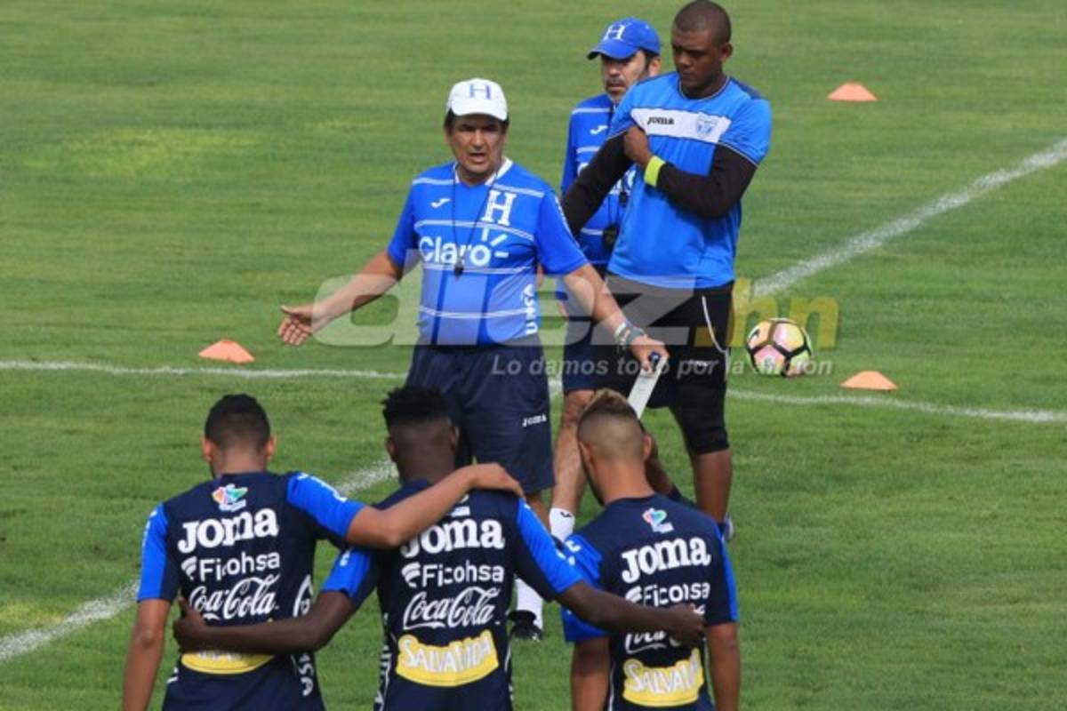 Las imágenes que dejó el primer entreno de Honduras de cara a la Copa Oro