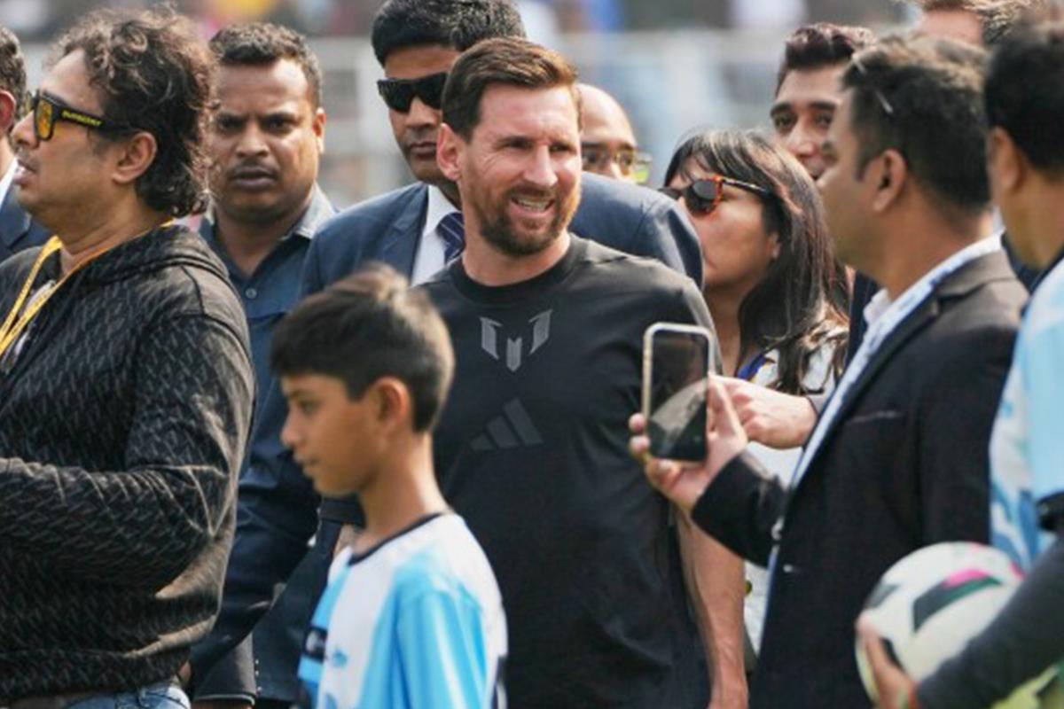 Messi en la India: caos por su visita, un lujoso regalo y todo lo que vivió antes de volver a Argentina