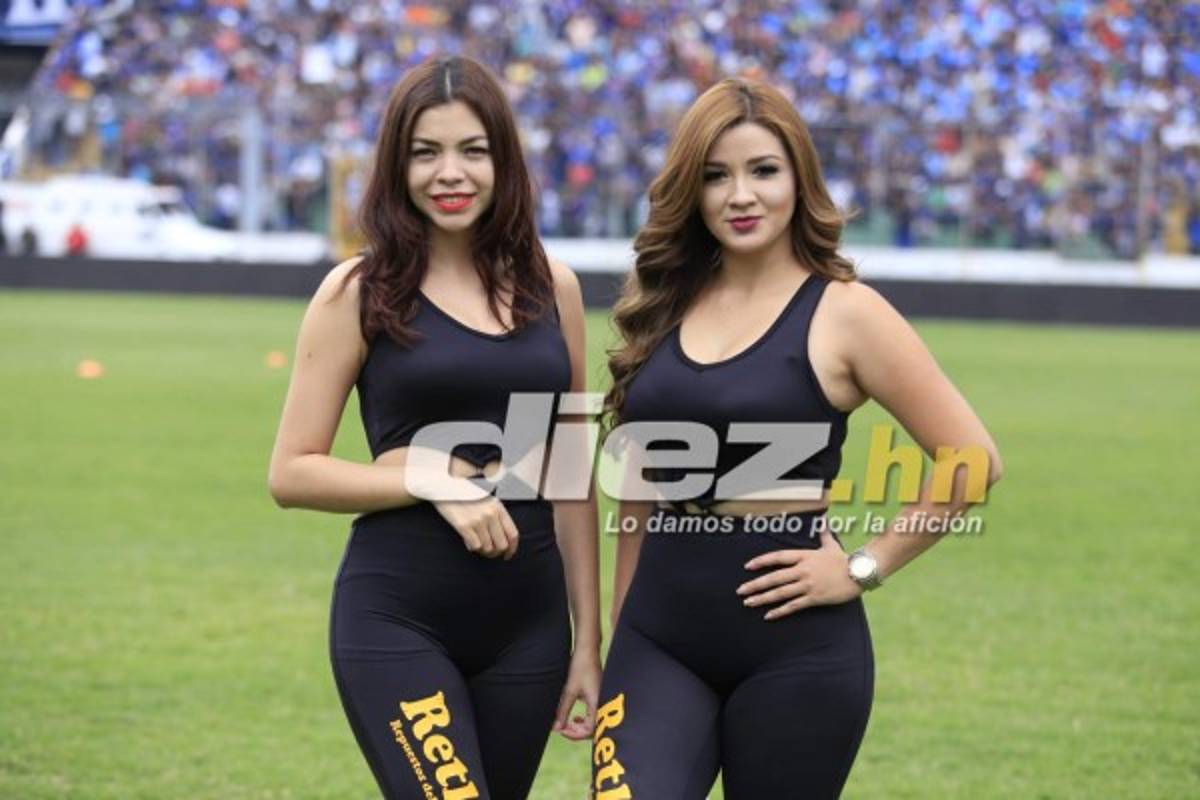 FOTOS: La final del fútbol de Honduras estuvo lleno de bellas mujeres