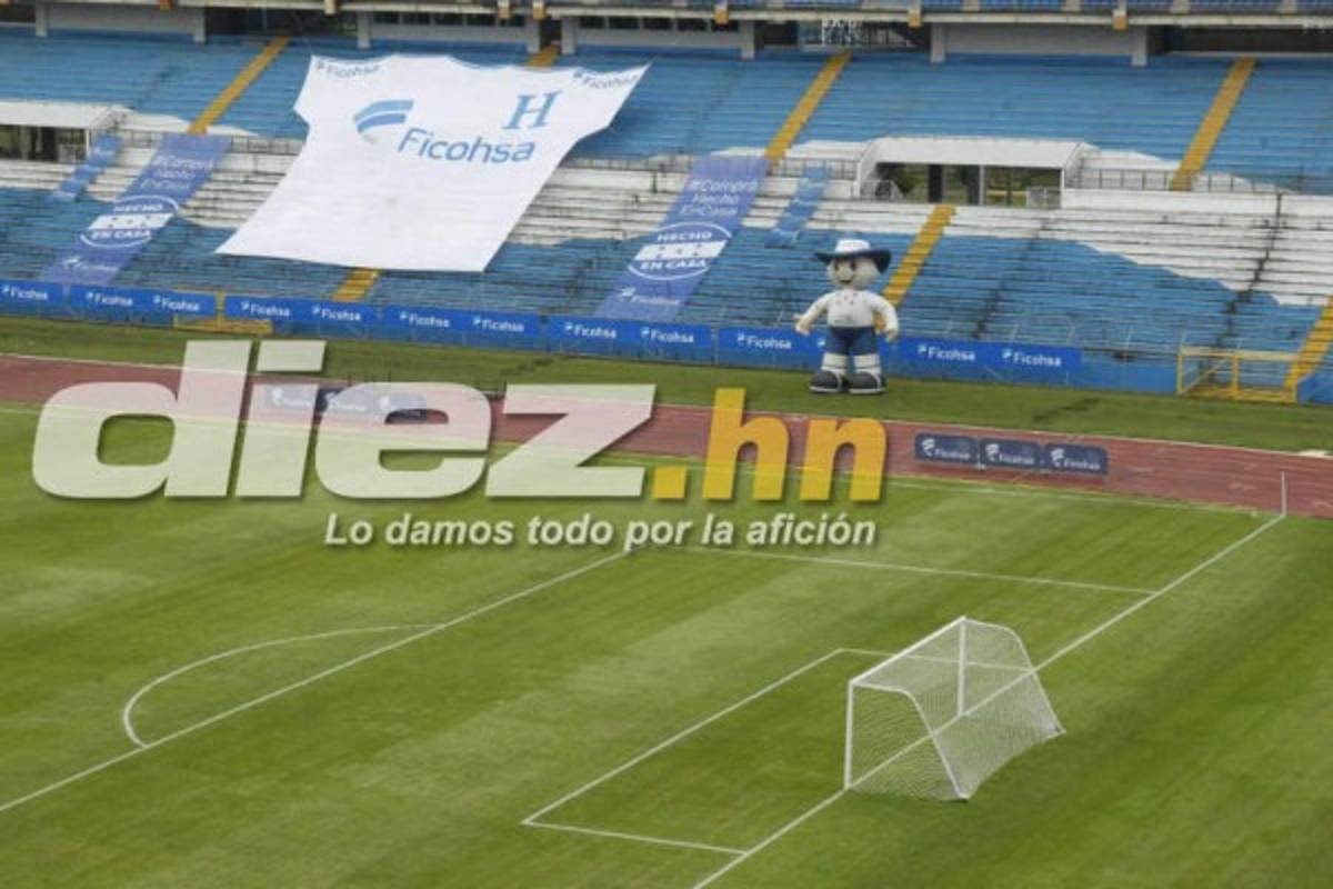 ¡QUÉ BELLEZA! Así pulen el estadio Olímpico para juego de Honduras ante Australia