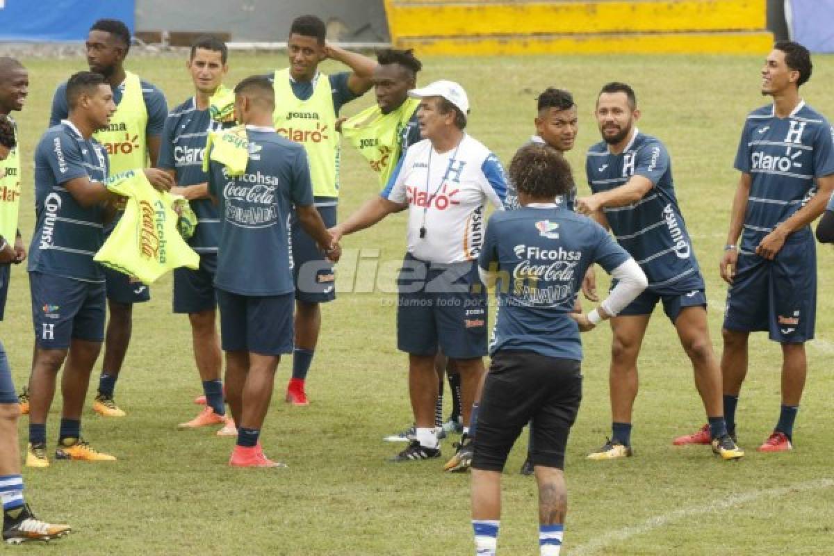 Entre risas, bromas y con un once definido, Honduras cerró su preparación