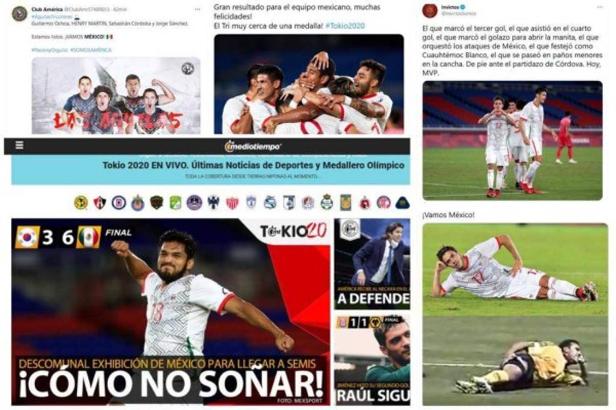 'Exhibición de poderío': elogios para la Sub-23 de México tras goleada y clasificación ante Corea en los JJOO