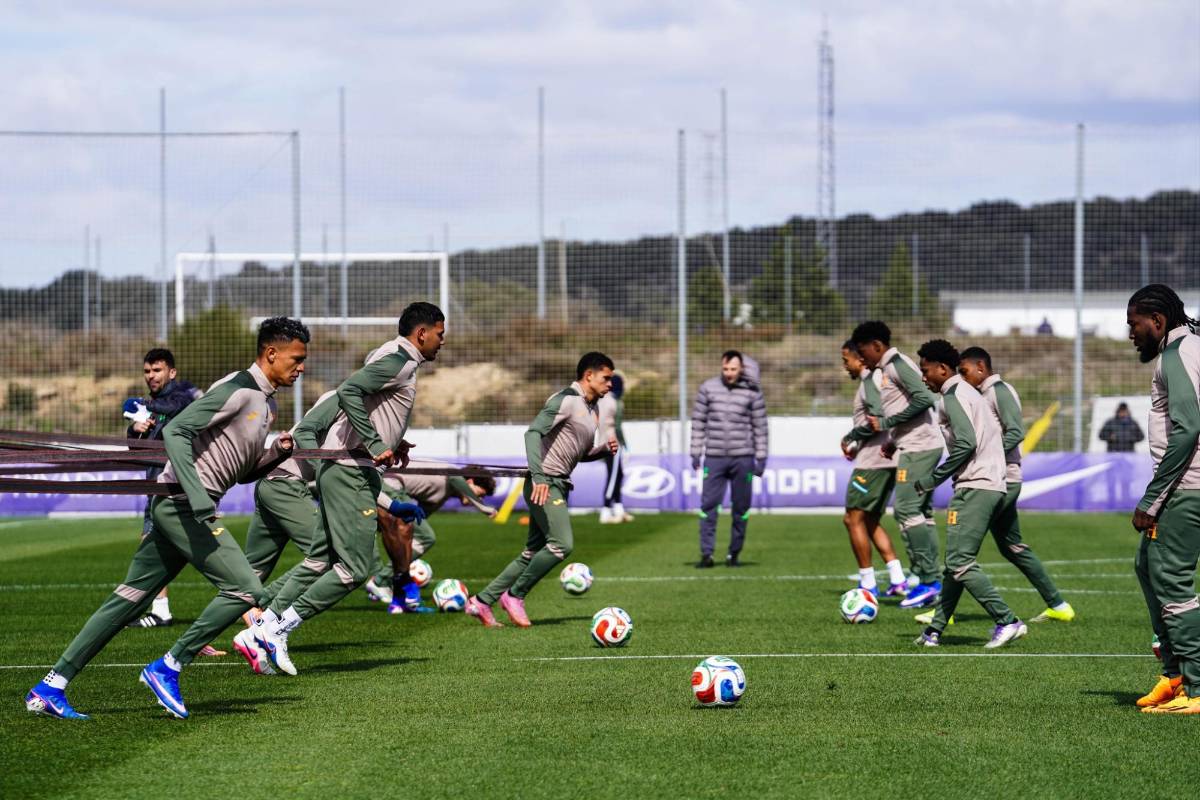 Selección de Honduras se despide de la sede del Atlético de Madrid y palpitan el juego contra Perú ¿Lesionados?