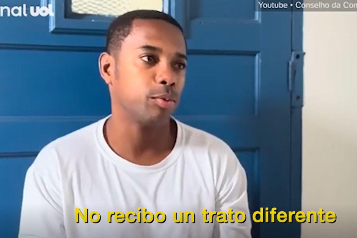 Robinho habló por primera vez desde la cárcel y relata cómo es su vida: Llevo aquí un año y medio y nunca...