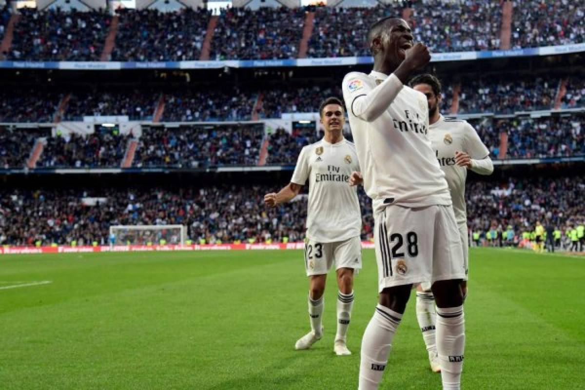 Vinicius se ganó el cariño del Bernabéu celebrando un gol que no fue suyo