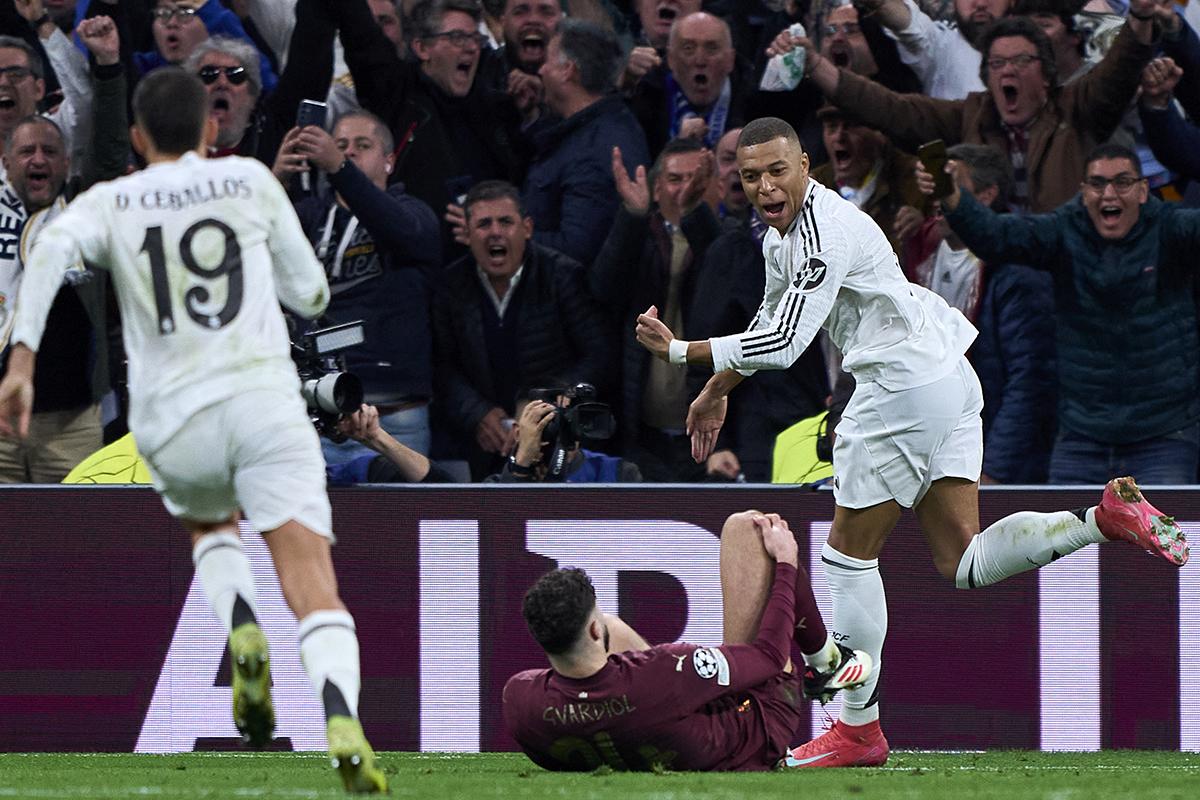 Mbappé se burló de Gvardiol tras marcarle al Manchester City en la edición anterior en el Bernabéu.