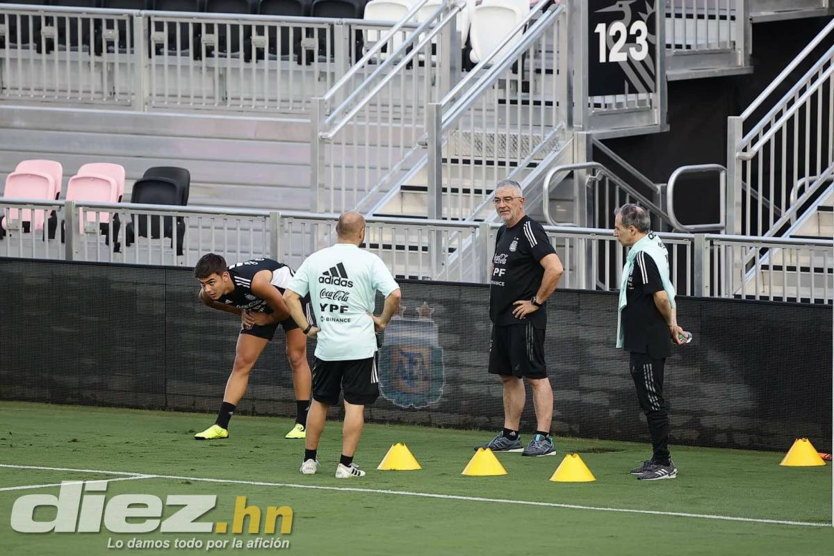 ¿Messi de titular? Así fue el último entrenamiento de Argentina previo al partido ante la Selección de Honduras