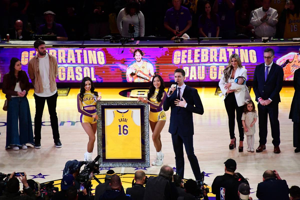 Los Angeles Lakers retiran el número 16 de Pau Gasol: Así fue su homenaje