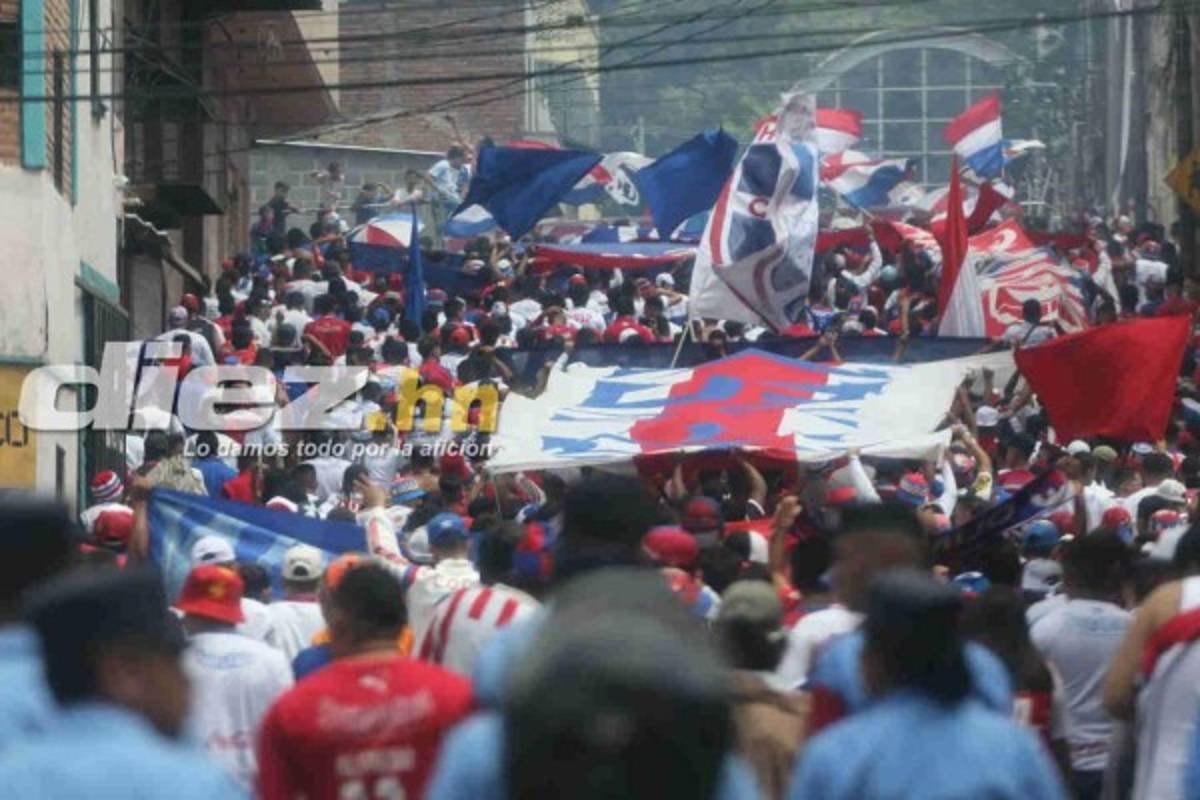¡Espectacular! La multitud de aficionados del Olimpia para la final ante Motagua