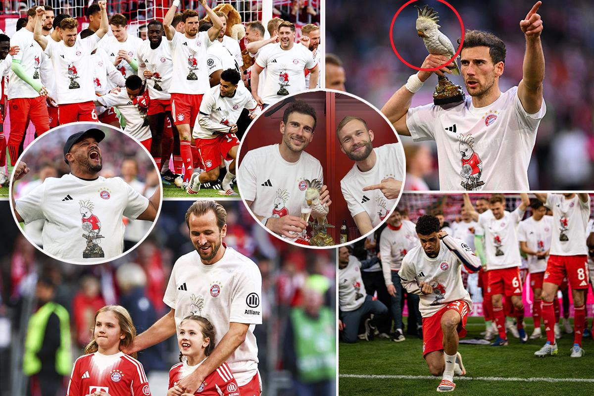 Fiestón del Bayern tras ganar la Bundesliga: el amuleto de la suerte, la euforia de Kompany y así celebró Luis Díaz