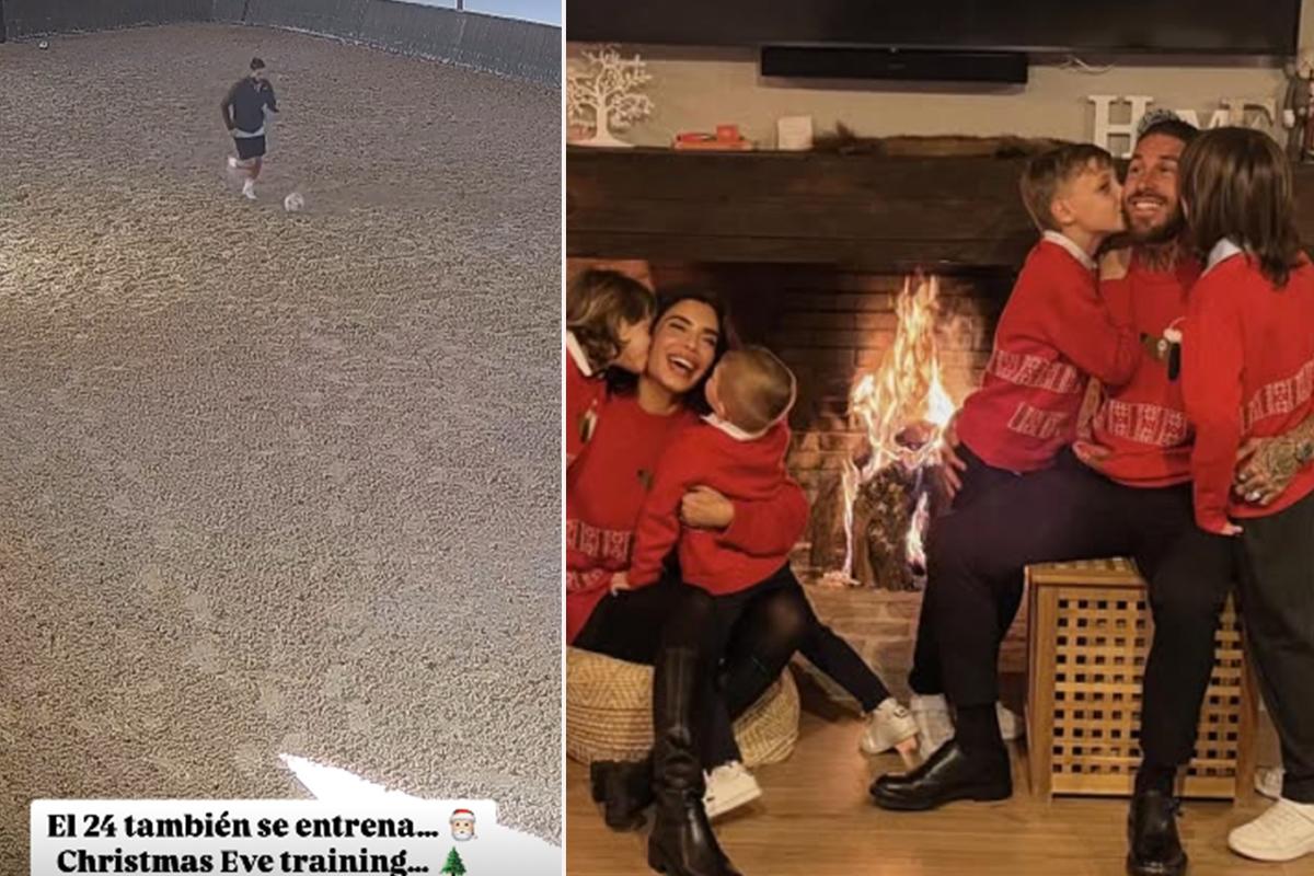 Así pasan la Navidad las grandes estrellas del fútbol: entrenando y el que se disfrazó de Papá Noel