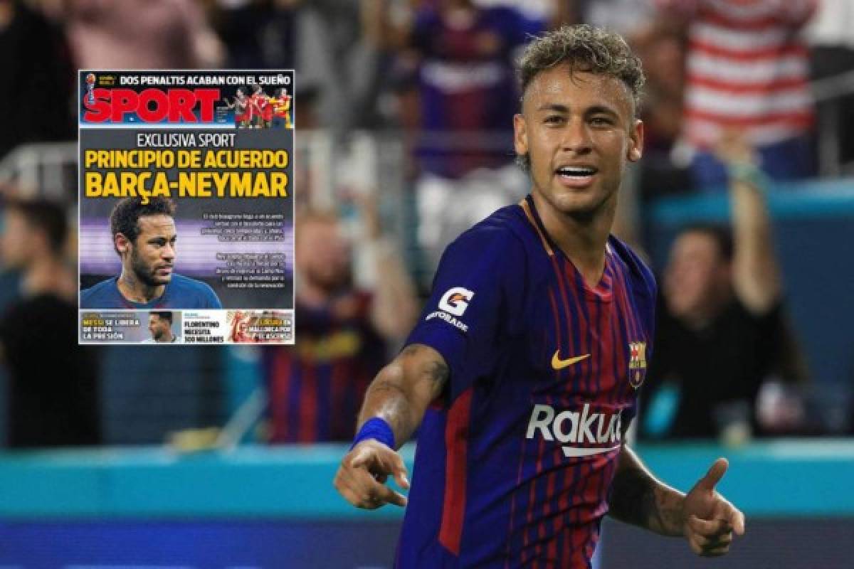 Lo que dice la prensa mundial del fichaje de Neymar de vuelta al Barcelona