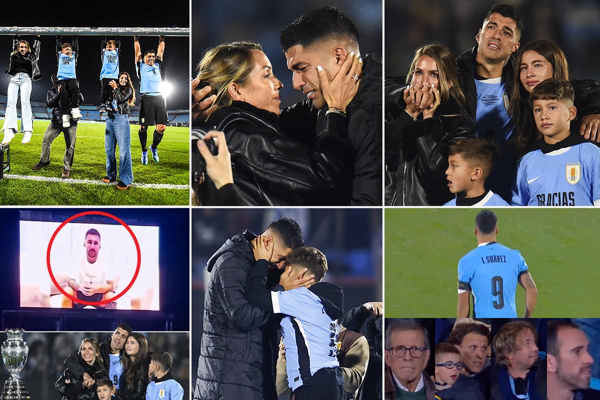 Así se despidió Luis Suárez de Uruguay y la aparición de Messi en el Centenario: “Hola, gordo...”