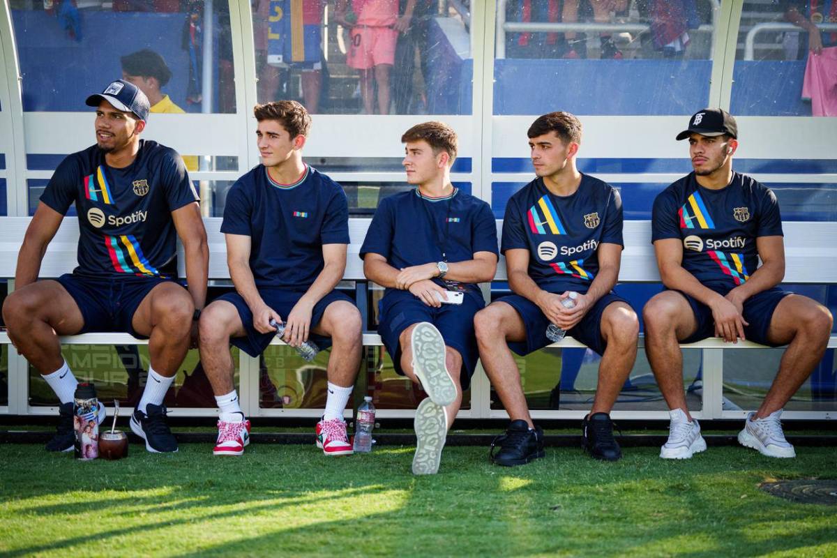 El sueñito de Dembelé, abrazo de Di María al poste y un baile de Kean: Así se vivió el Barcelona vs Juventus en Estados Unidos