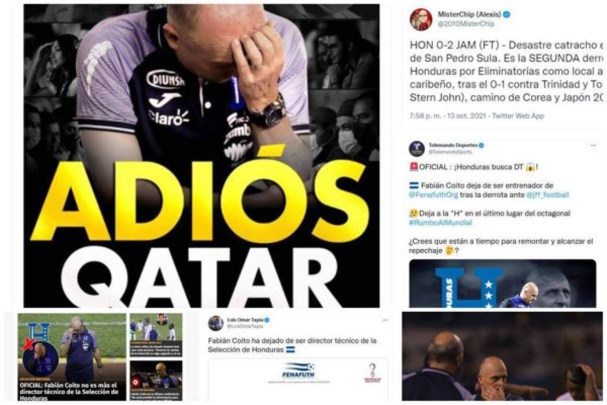 La prensa deportiva reacciona tras el despido de Fabián Coito de la Selección de Honduras