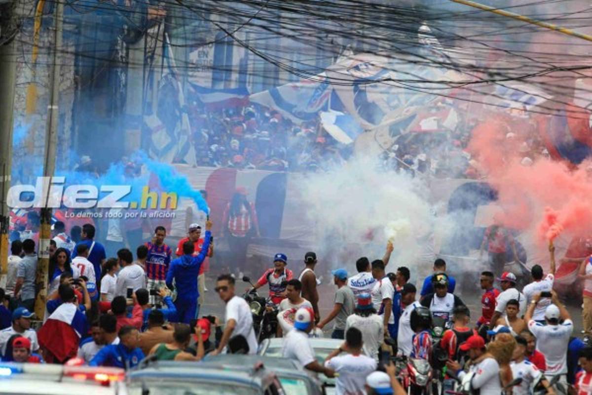 ¡Espectacular! La multitud de aficionados del Olimpia para la final ante Motagua