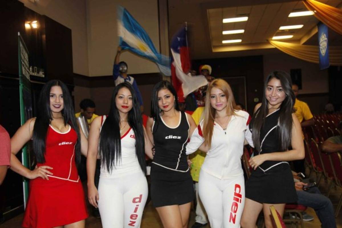 FOTOGALERÍA: La belleza hondureña en la final de la Copa América Centenario