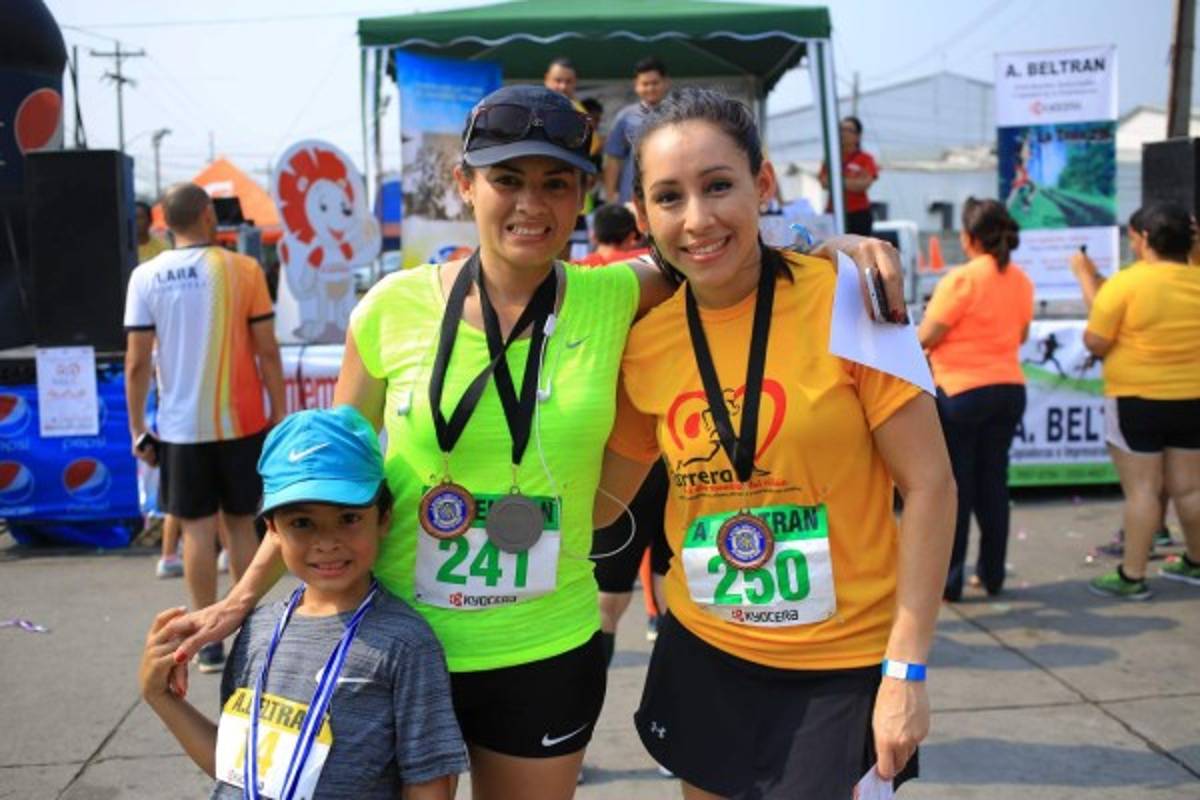 Hermosas chicas y niños felices, esto dejó la Maratón del Riñón en San Pedro Sula