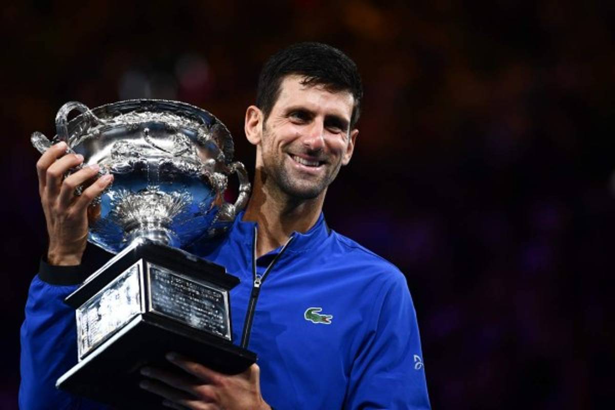 Las mejores imágenes de la paliza de Djokovic a Nadal en la final del Australian Open