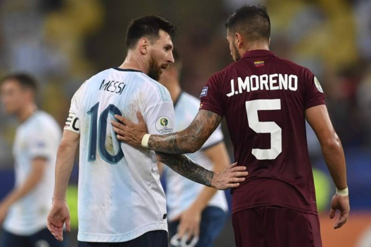 El jugador con el que Messi cambió camisa en el Argentina-Venezuela de la Copa América