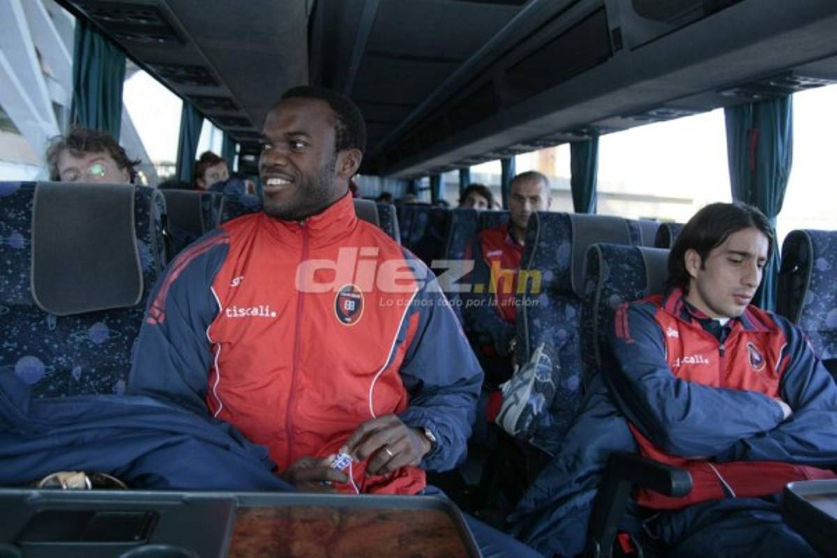 Inéditas fotos de David Suazo en Cerdeña, su segunda ciudad