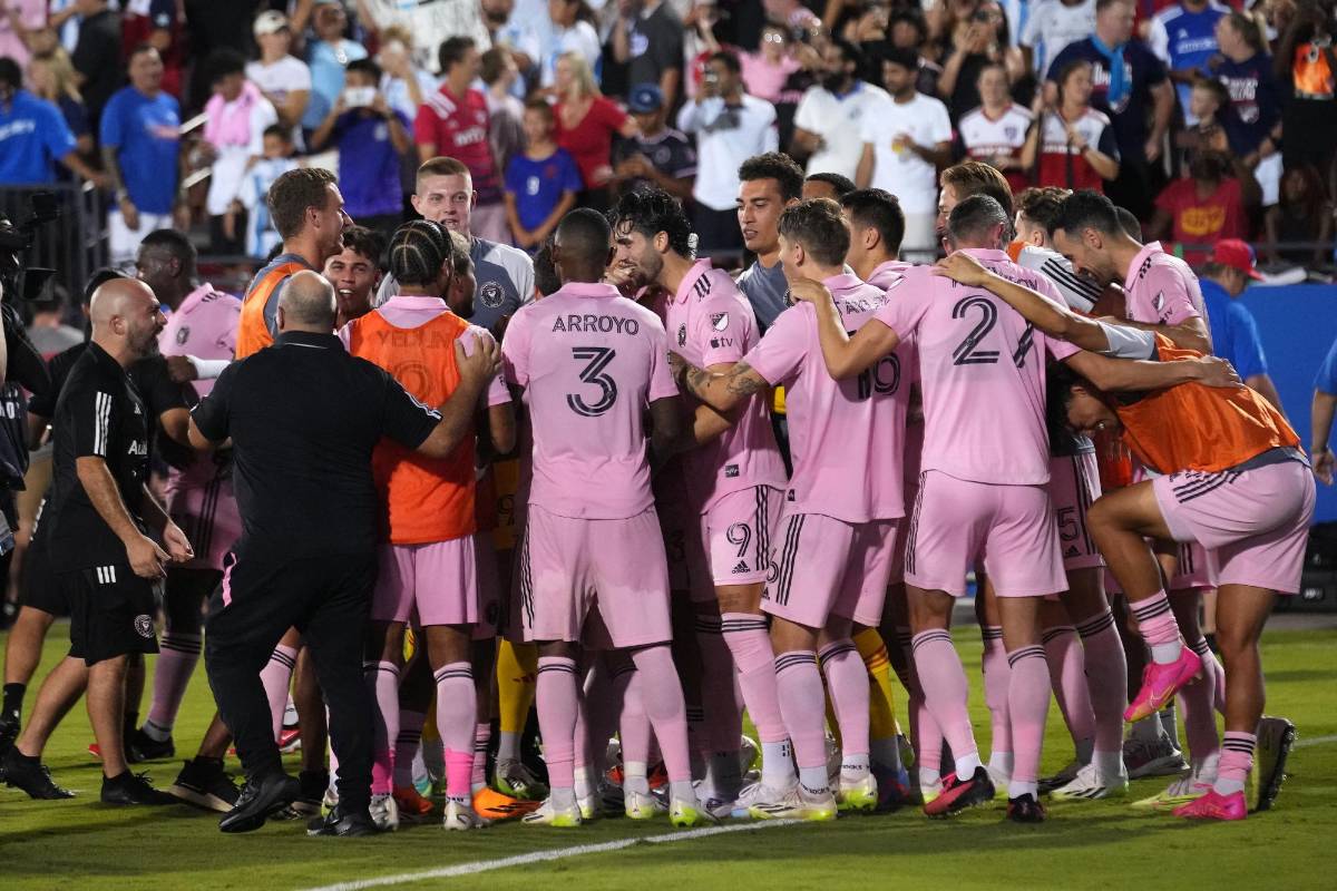 Messi puso la fiesta en Dallas y así fue la celebración del Inter de Miami tras su pase a los cuartos de final de la Leagues Cup