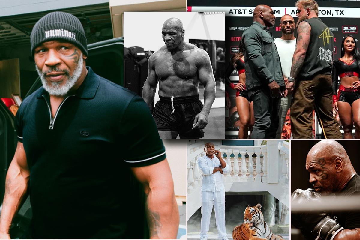 Tremendo: así luce Mike Tyson a sus 58 años antes de volver al ring y reveló el motivo de su pelea contra Jake Paul