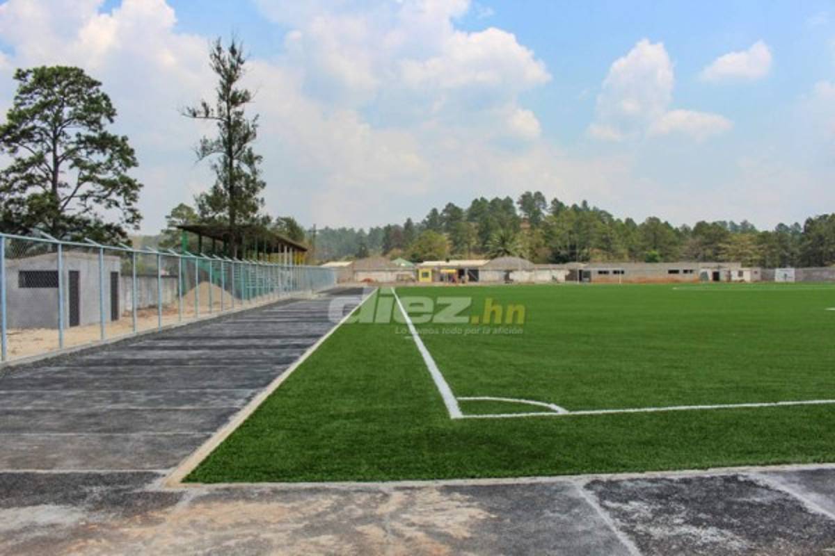 El nuevo y bonito estadio que se inaugurará en Campamento, Olancho