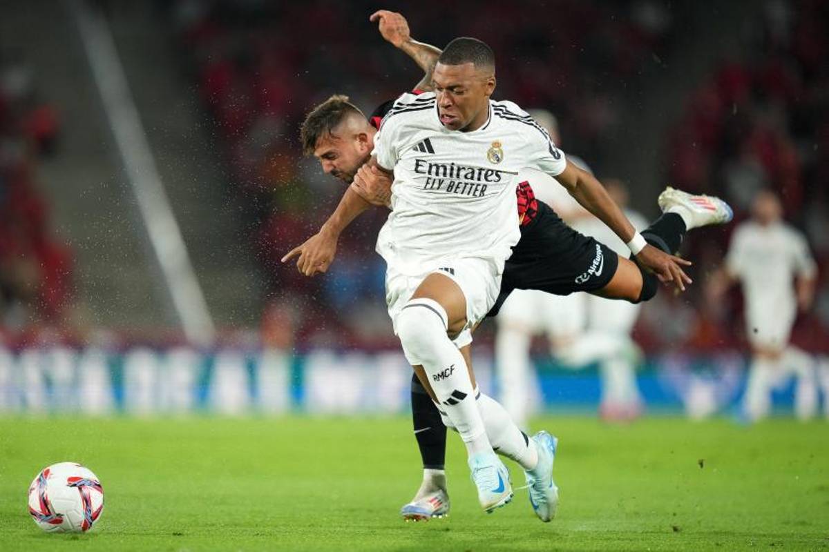 Las imágenes de Mbappé en su debut en la Liga de España, caras largas en Real Madrid tras empate y polémica con Vinicius