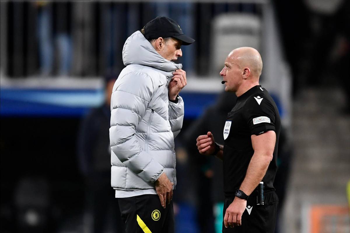 Tuchel se molestó con el árbitro del Real Madrid-Chelsea, Szymon Marciniak.