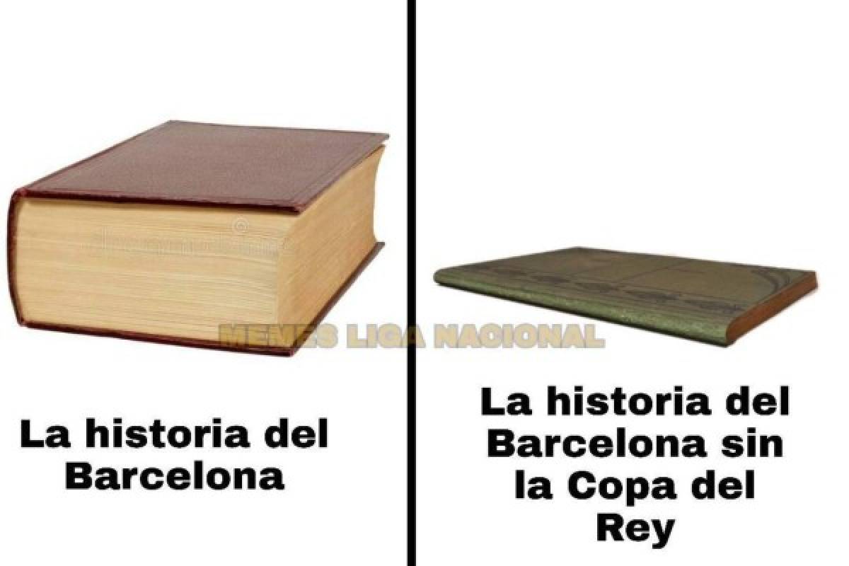 Los crueles memes del título del Barcelona en la Copa del Rey; ¡se acuerdan del Real Madrid!