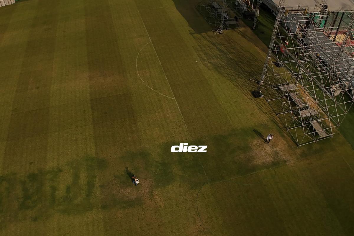 Así luce la cancha del Estadio Morazán tras concierto: el ataque feroz de Mario Moncada a los responsables