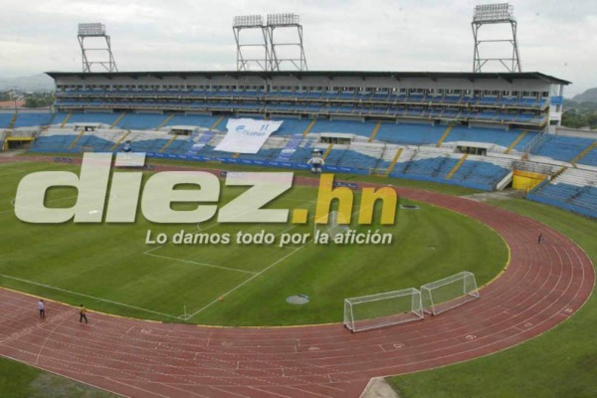 ¡QUÉ BELLEZA! Así pulen el estadio Olímpico para juego de Honduras ante Australia