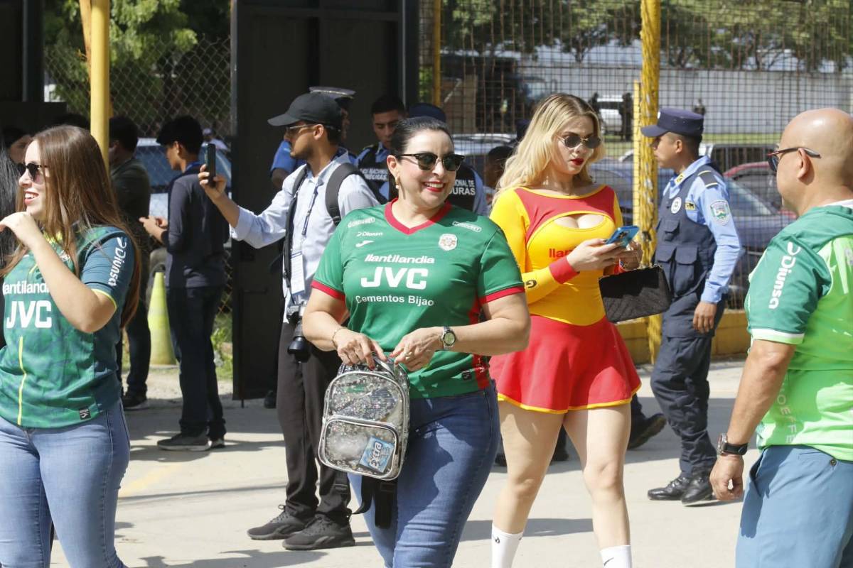 ¿Quién es? Identifican a hermosa aficionada de Marathón y visita especial para la gran final ante Olimpia