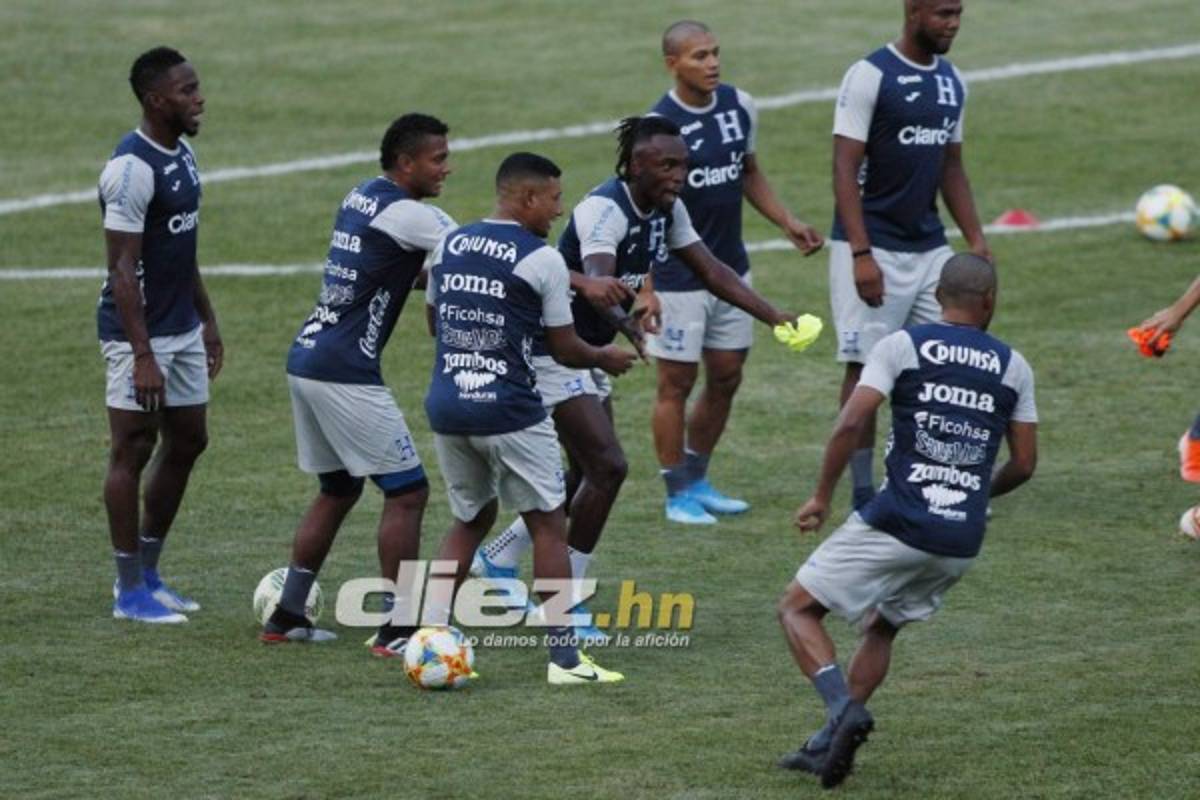 ¡Con todo! Así fue el último entrenamiento de Honduras antes de enfrentar a Chile