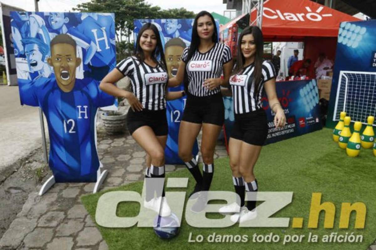 ¡PRECIOSURAS! Las encantadoras damas en el juego de Honduras-Australia