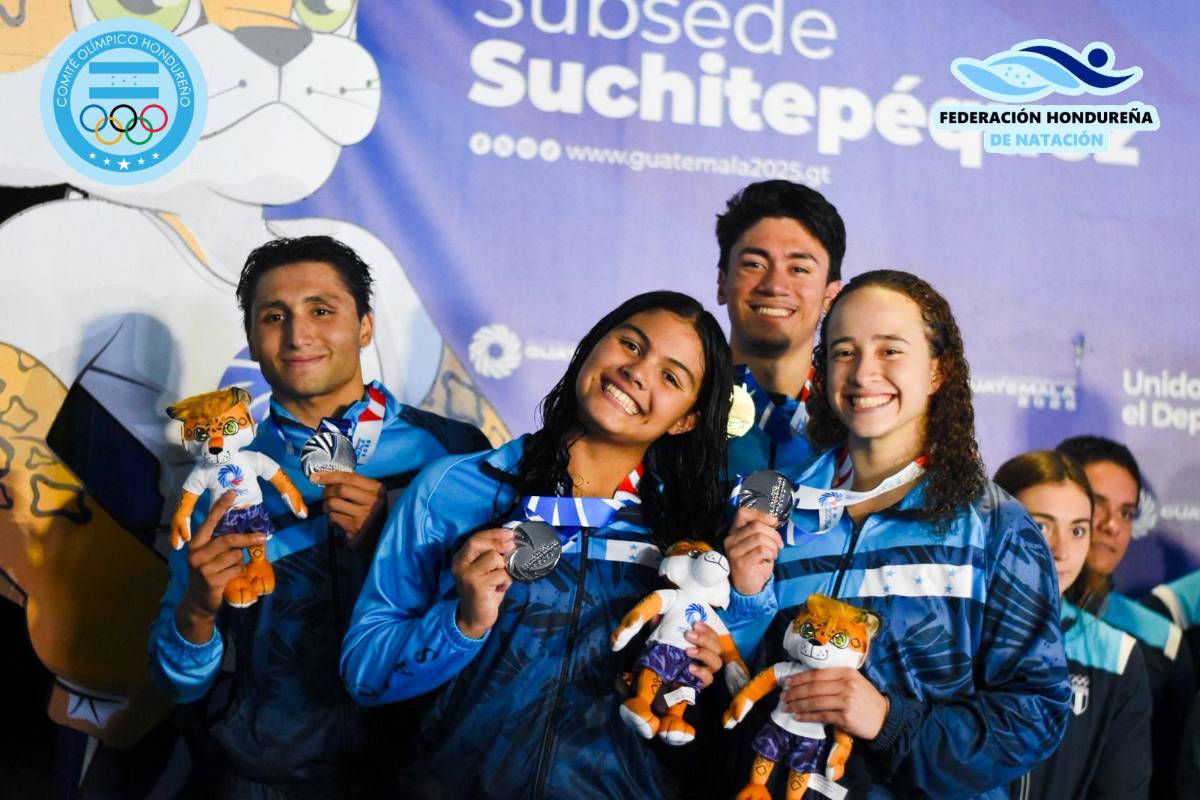 Honduras arrasa en natación: las preseas que han ganado los atletas catrachos en los Juegos Centroamericanos 2025