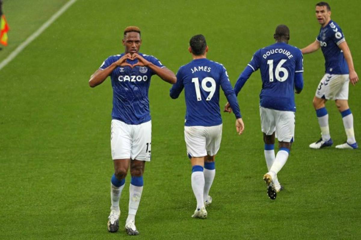 FOTOS: Abrazo con Ancelotti, la dedicatoria y felicidad de James Rodríguez tras su doblete con Everton