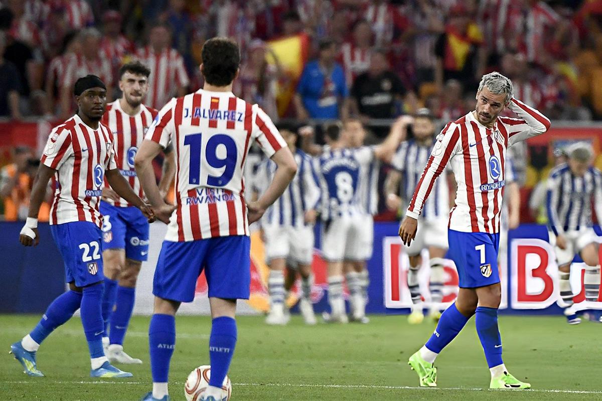 La reacción de Simeone por perder la Copa del Rey, el triste final de Griezmann y el héroe en La Cartuja