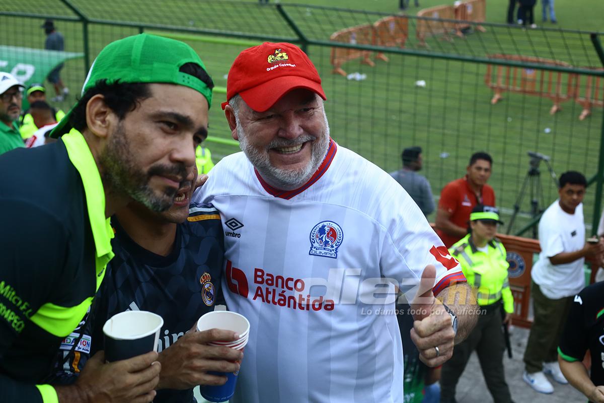Olimpia se coronó en el Yankel: Menjívar y Beckeles festejan con puros, locura de Araújo y los que celebraron con sus novias