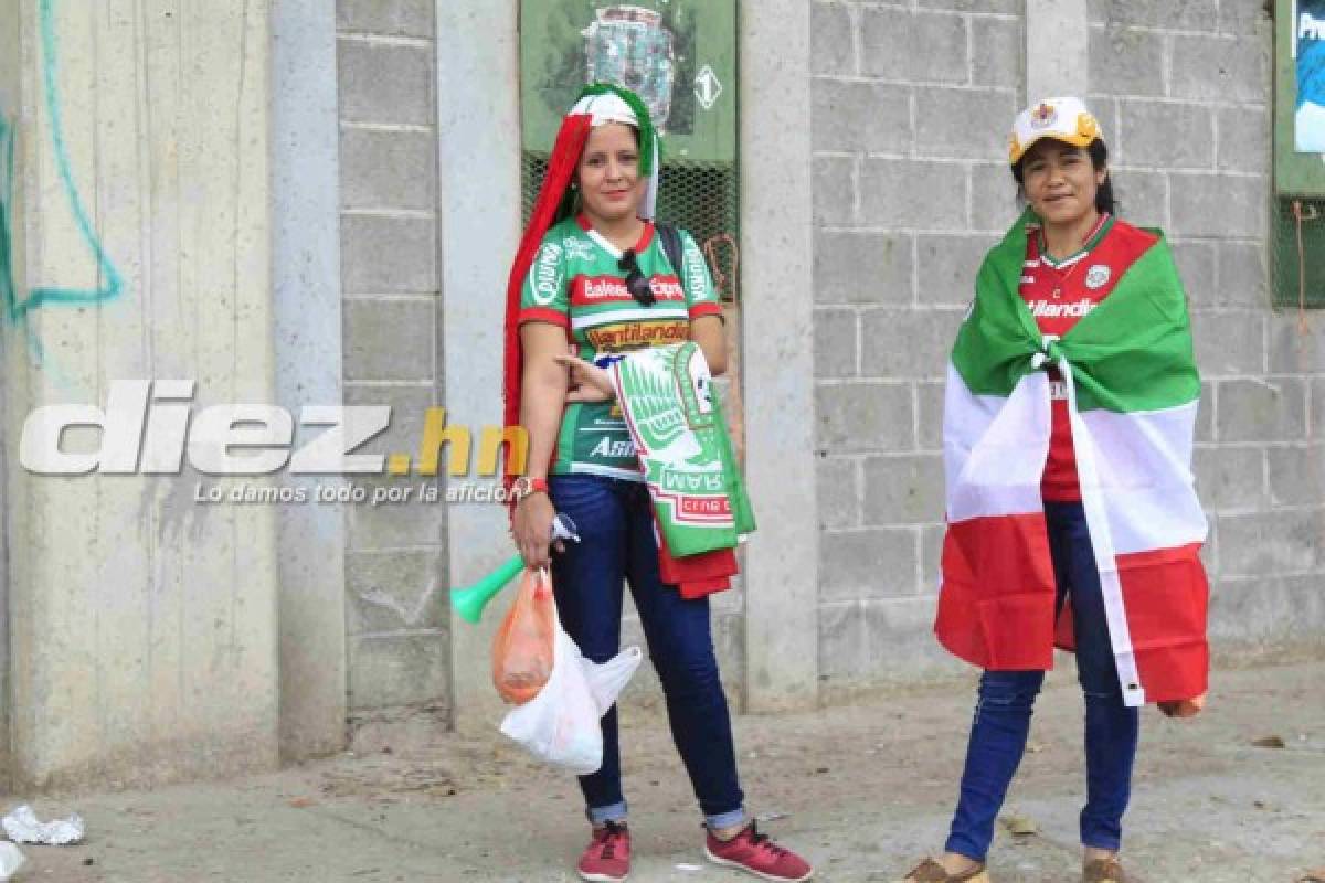 ¡LOCURA! Caravana verdolaga rumbo al Nacional de Tegucigalpa