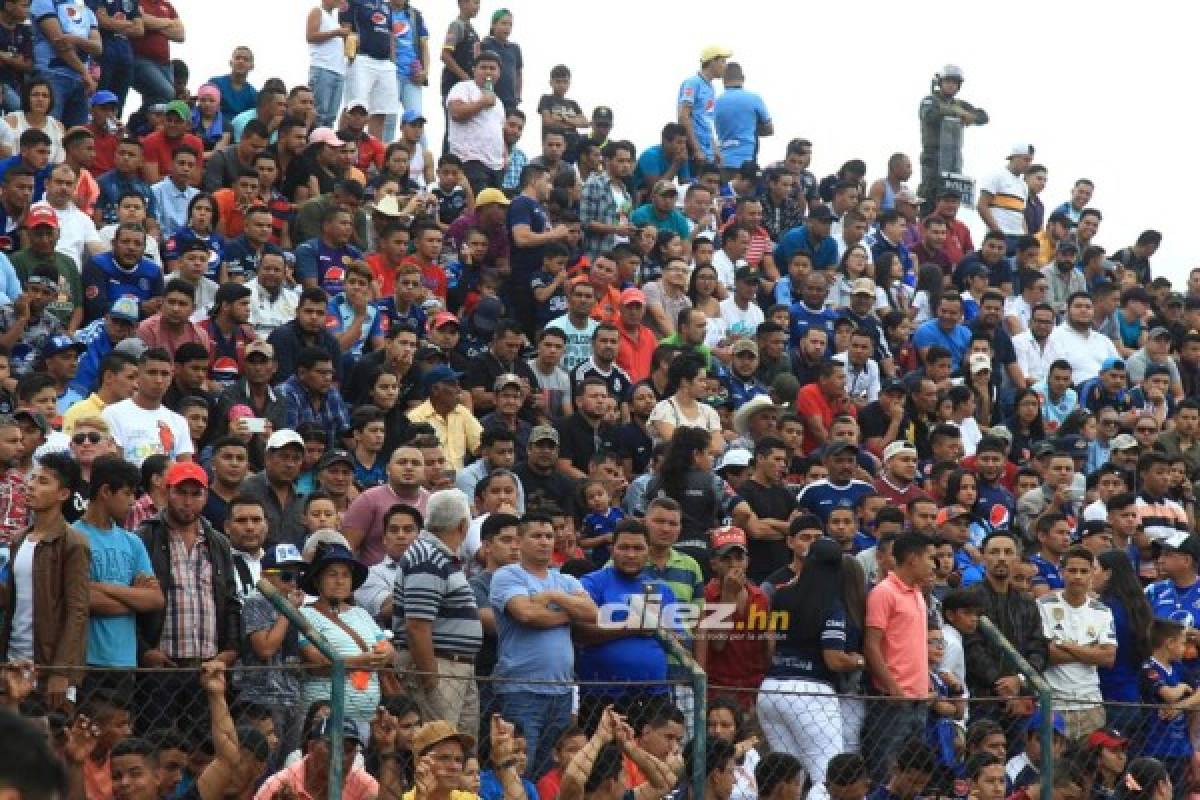 Danlí se vuelve a pintar de azul previo al juego Real de Minas-Motagua