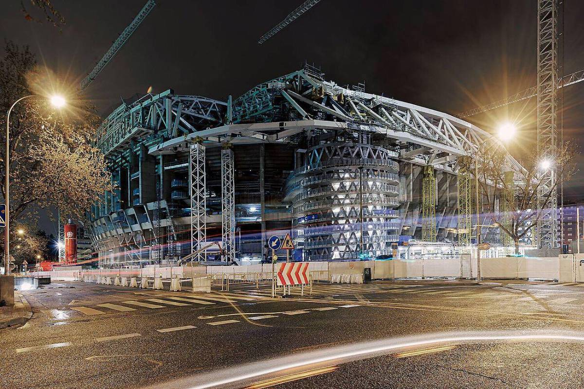 Las nuevas imágenes de las obras del Bernabéu y el impactante invernadero subterráneo para guardar el césped