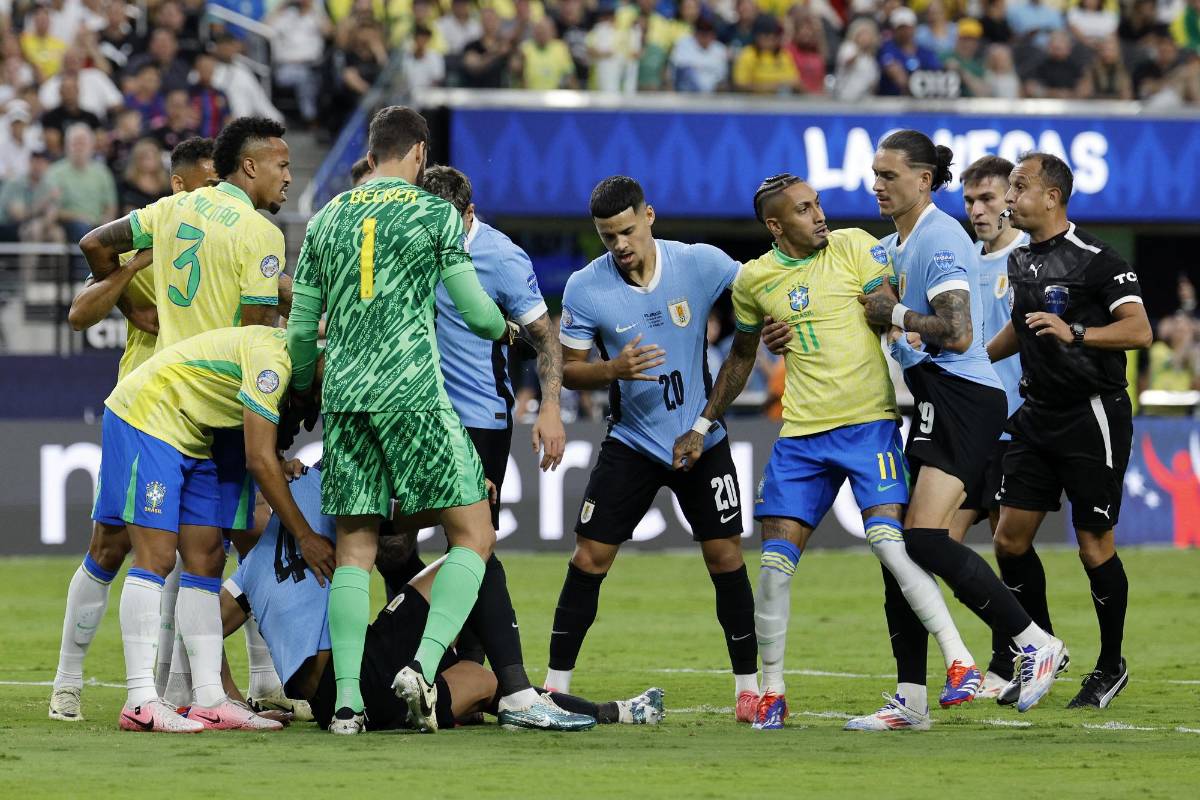 El gran villano de Brasil en la eliminación de Copa América, lágrimas en el festejo de Uruguay y así fue captado Vinicius