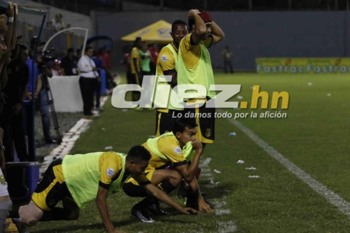 Las imágenes que no viste en televisión del Real España-Olimpia